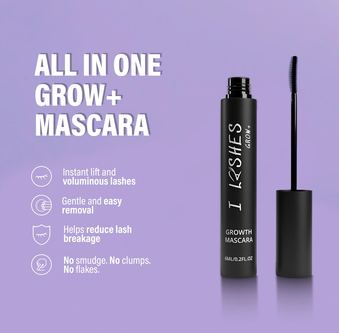 I Lashes Grow+™ Mascara — 2-in-1 Mascara & Lash Growth Serum